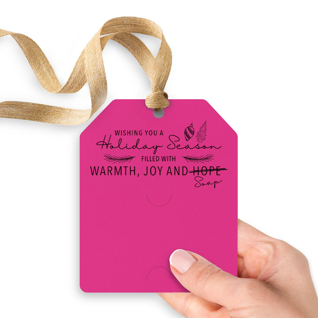 Wishing You A Holiday Season Filled With Warmth, Joy and Soap | Gift Tags Gift Tag Market Dwellings