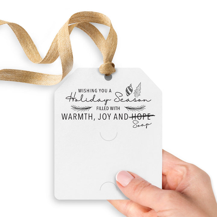 Wishing You A Holiday Season Filled With Warmth, Joy and Soap | Gift Tags Gift Tag Market Dwellings