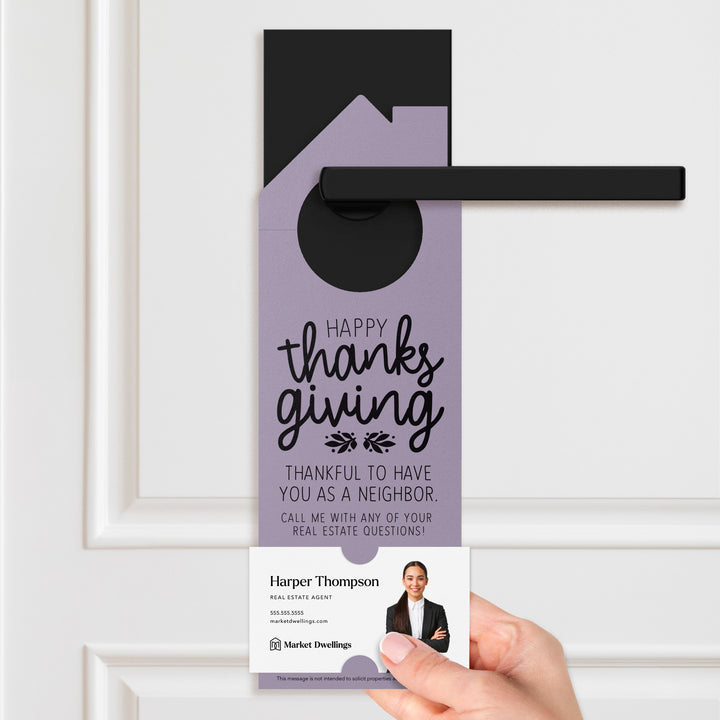 Happy Thanksgiving Door Hangers