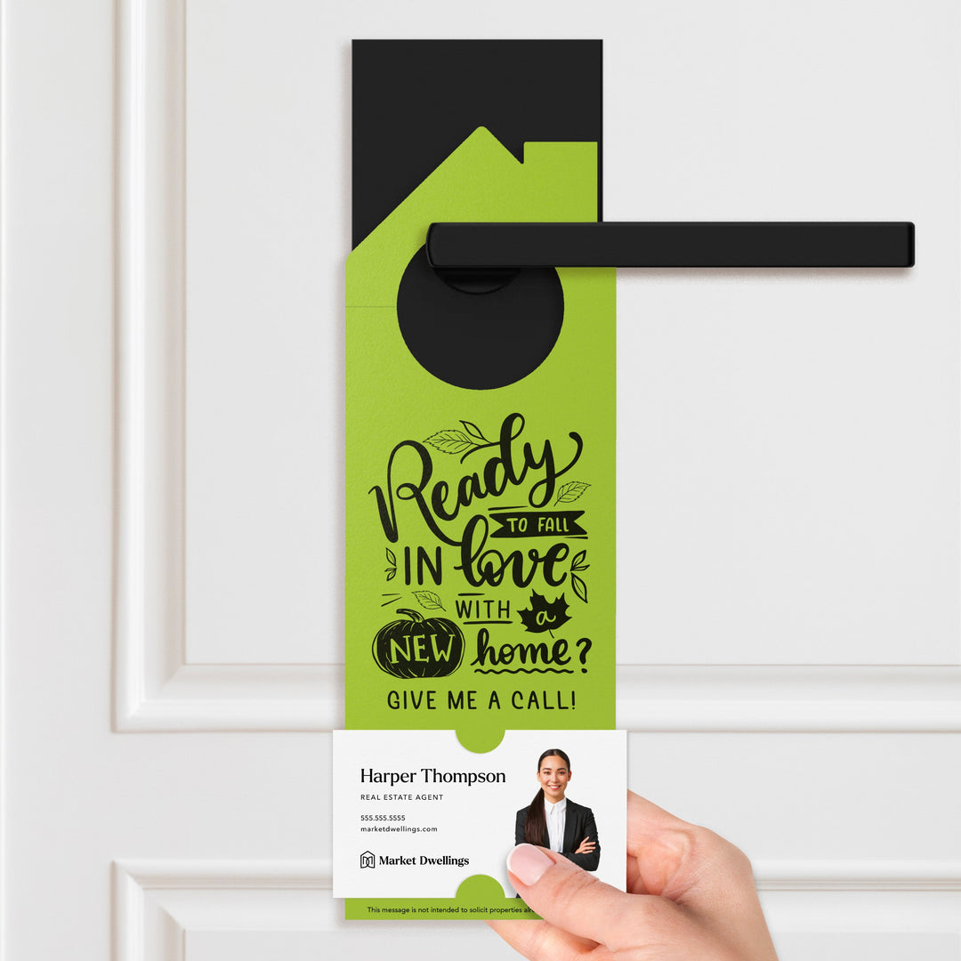 Ready to Fall in Love with a New Home Door Hangers Door Hanger Market Dwellings