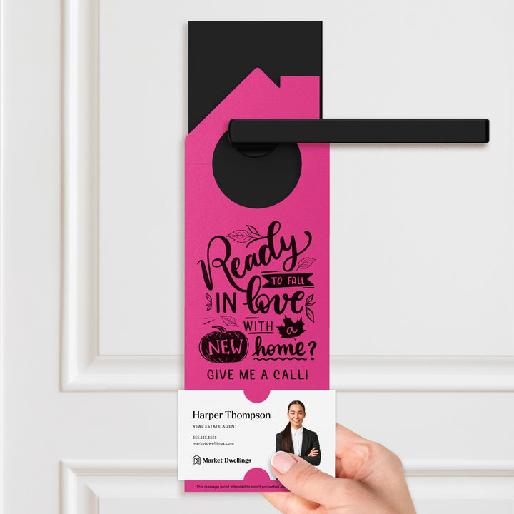 Ready to Fall in Love with a New Home Door Hangers