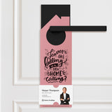Leaves are Falling is a New Home Calling? Door Hangers Season Door Hanger Market Dwellings LIGHT PINK 10