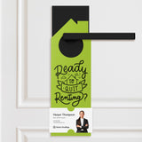 Ready to Quit Renting? Door Hangers Door Hanger Market Dwellings GREEN APPLE 10