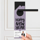 Happy New Year Door Hangers Holiday Door Hanger Market Dwellings