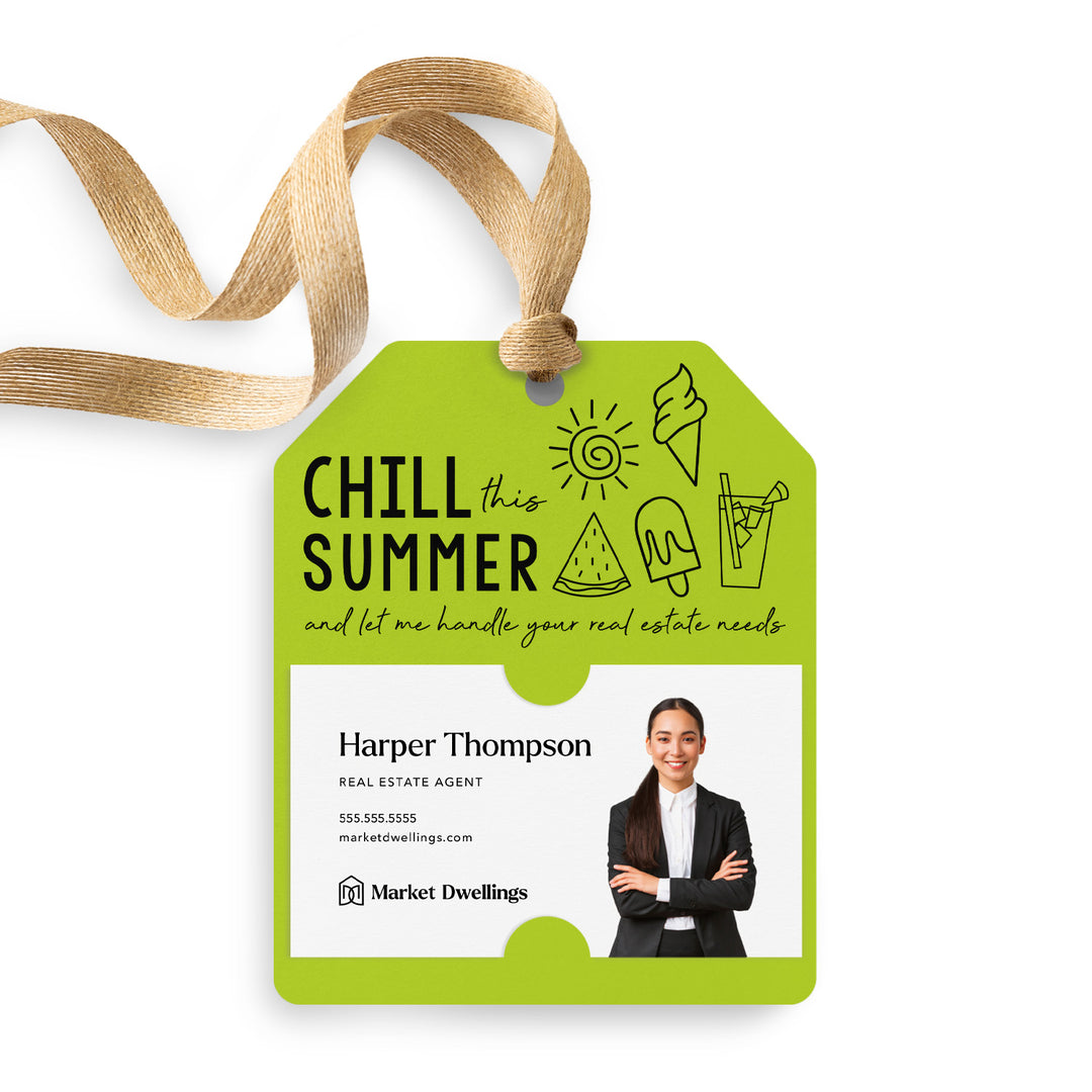 Chill this Summer Real Estate | Gift Tags Gift Tag Market Dwellings GREEN APPLE