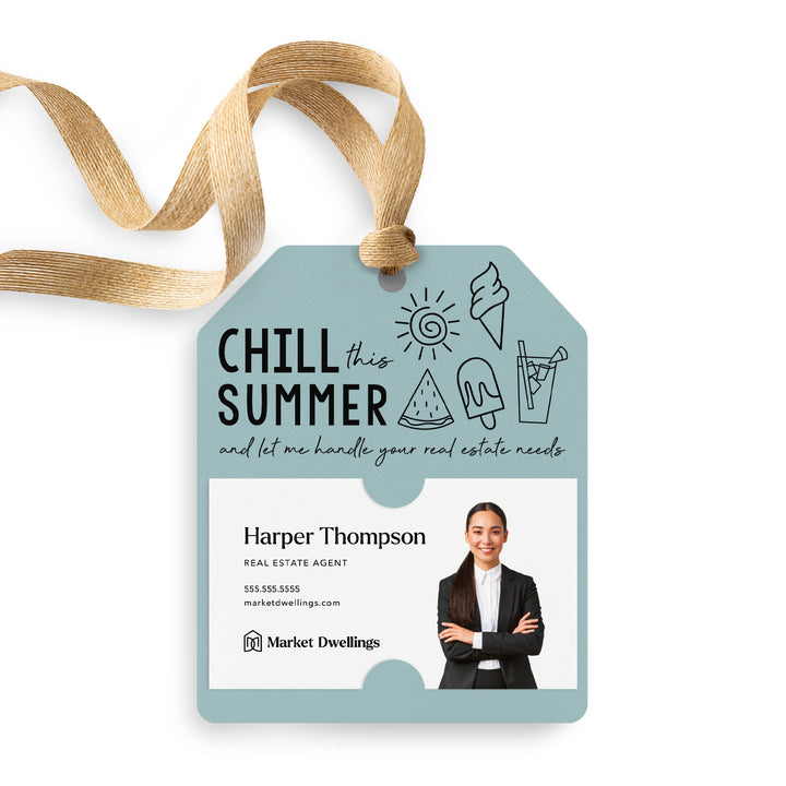 Chill this Summer Real Estate | Gift Tags Gift Tag Market Dwellings LIGHT BLUE