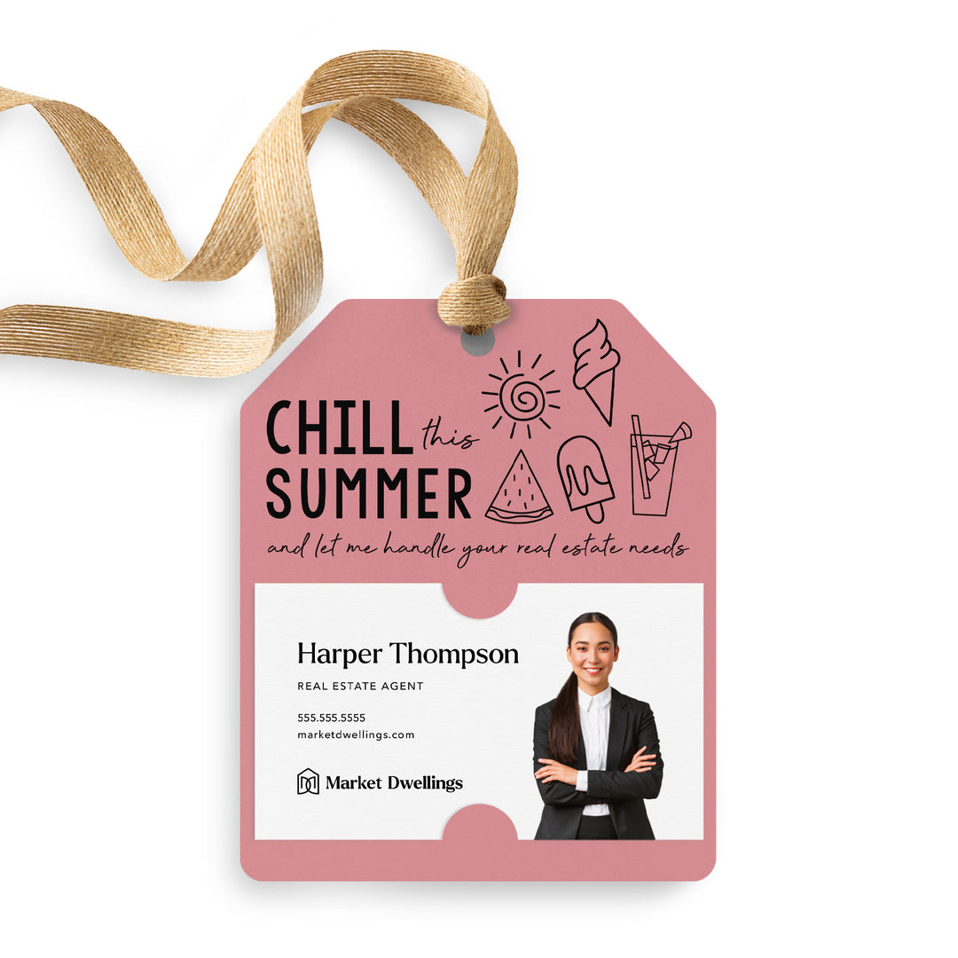 Chill this Summer Real Estate | Gift Tags Gift Tag Market Dwellings LIGHT PINK