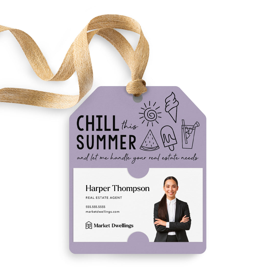 Chill this Summer Real Estate | Gift Tags Gift Tag Market Dwellings LIGHT PURPLE