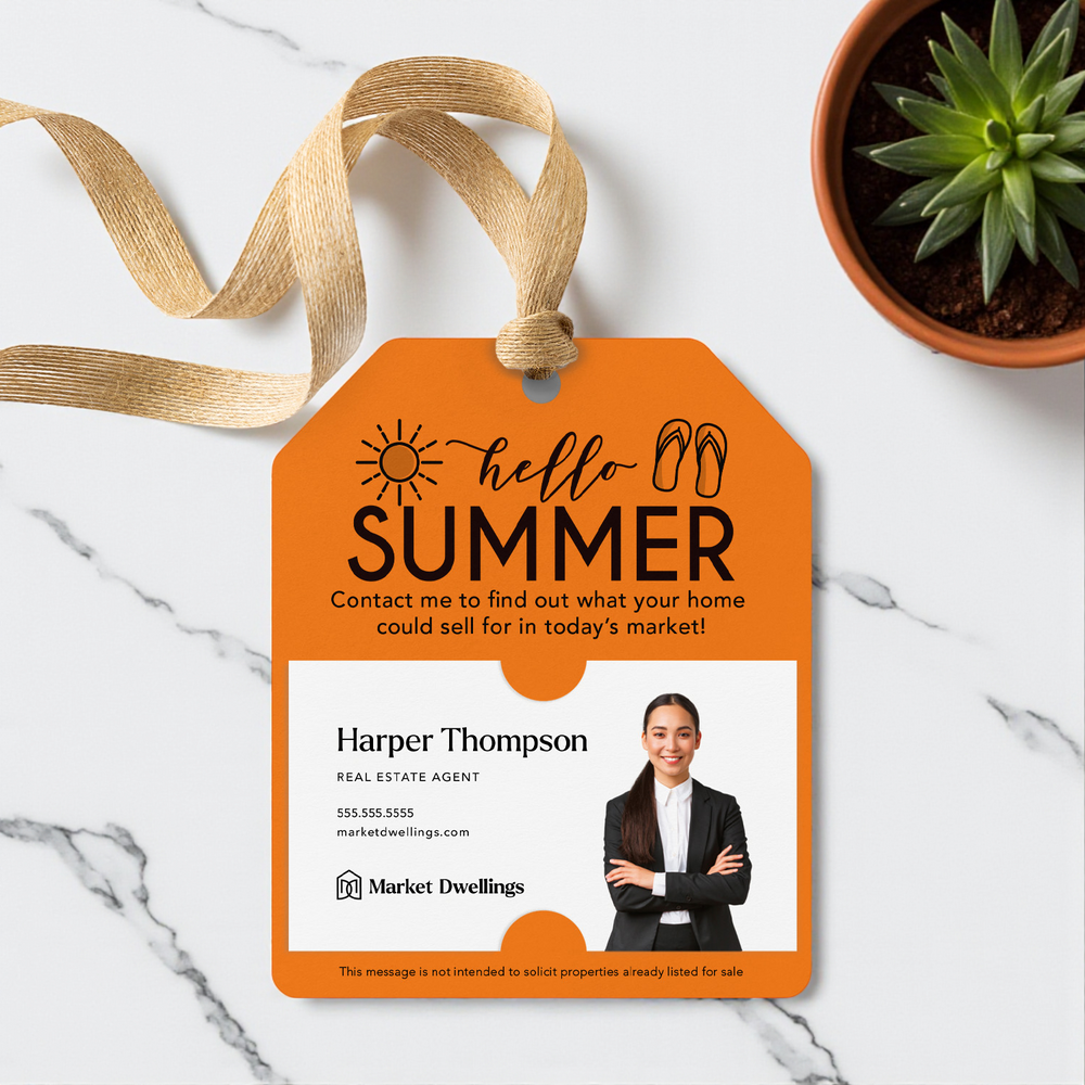 Hello Summer | Gift Tags Gift Tag Market Dwellings