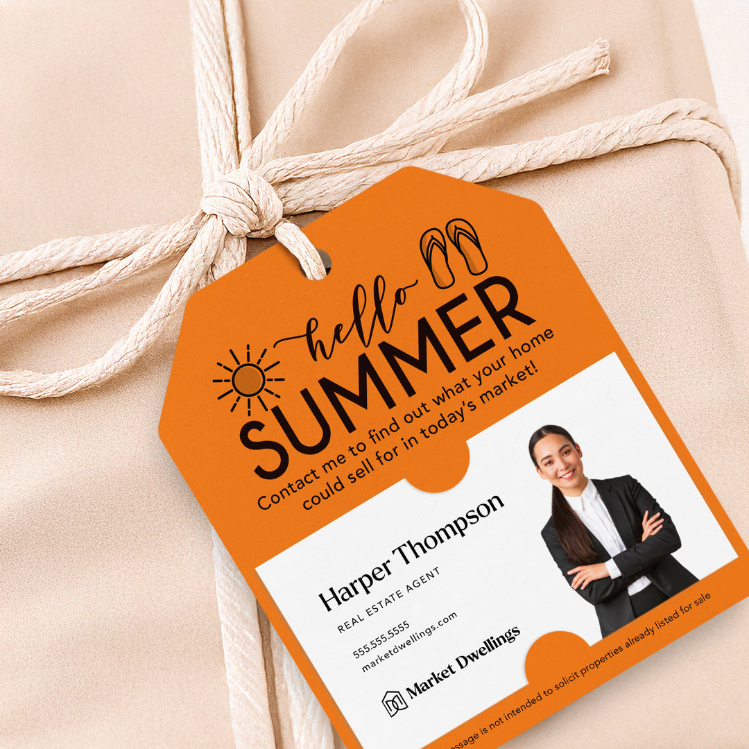 Hello Summer | Gift Tags Gift Tag Market Dwellings