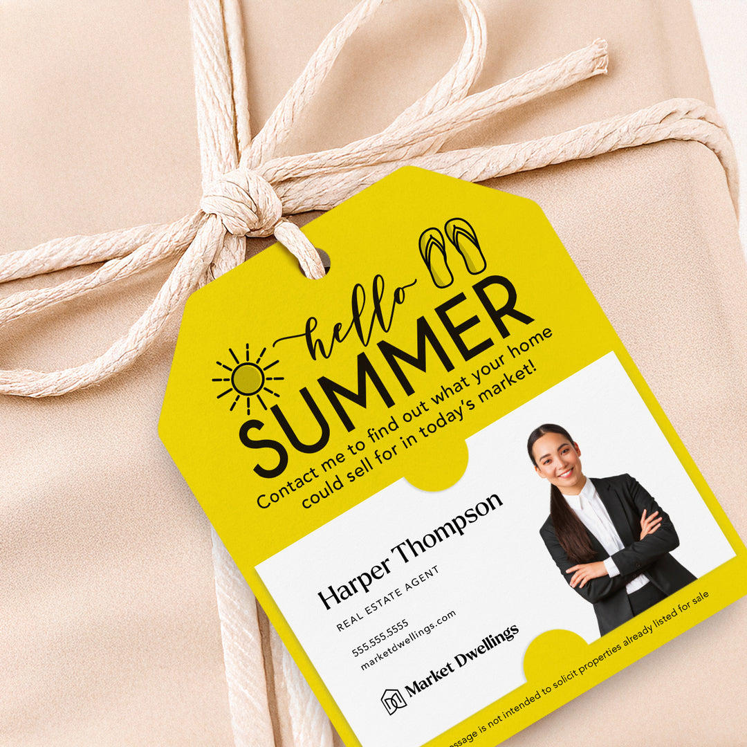 Hello Summer | Gift Tags Gift Tag Market Dwellings