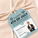 Happy 4th of July | Your Referrals Make My Business Sparkle Pop By | Gift Tags Gift Tag Market Dwellings
