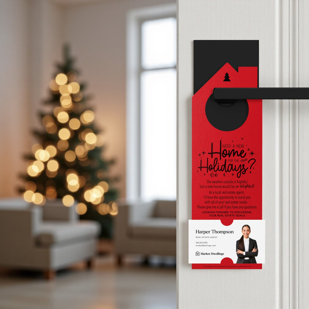 Need a New Home for the Holidays Door Hangers Door Hanger Market Dwellings