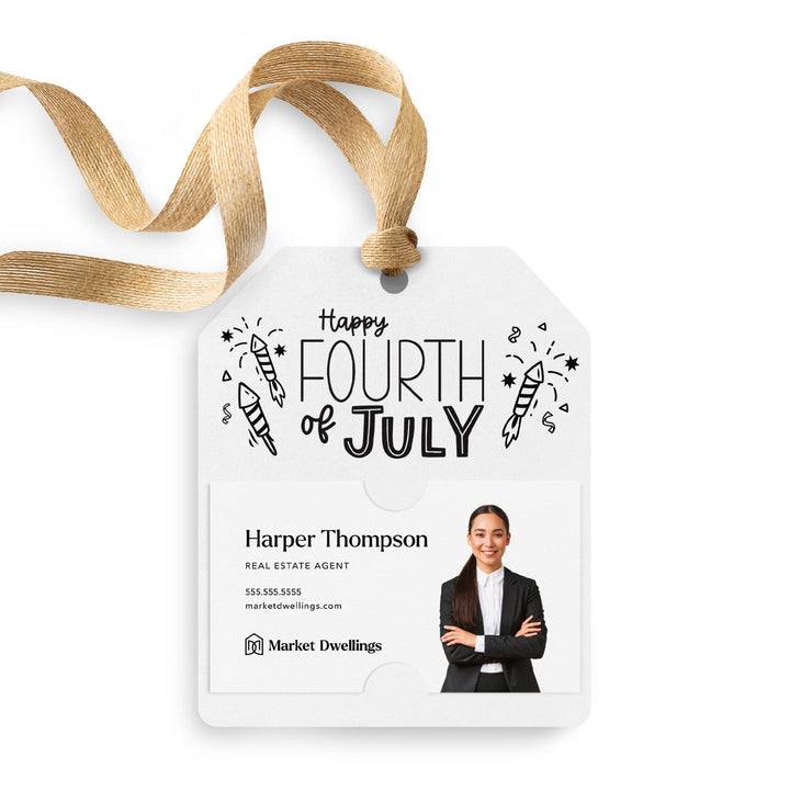 Happy 4th of July | Gift Tags Gift Tag Market Dwellings WHITE