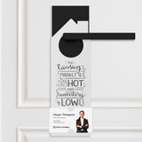 The Housing Market is Hot and Inventory is Low Door Hangers Door Hanger Market Dwellings WHITE 10