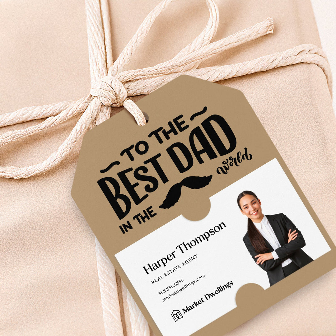 To The Best Dad in the World | Gift Tags Gift Tag Market Dwellings