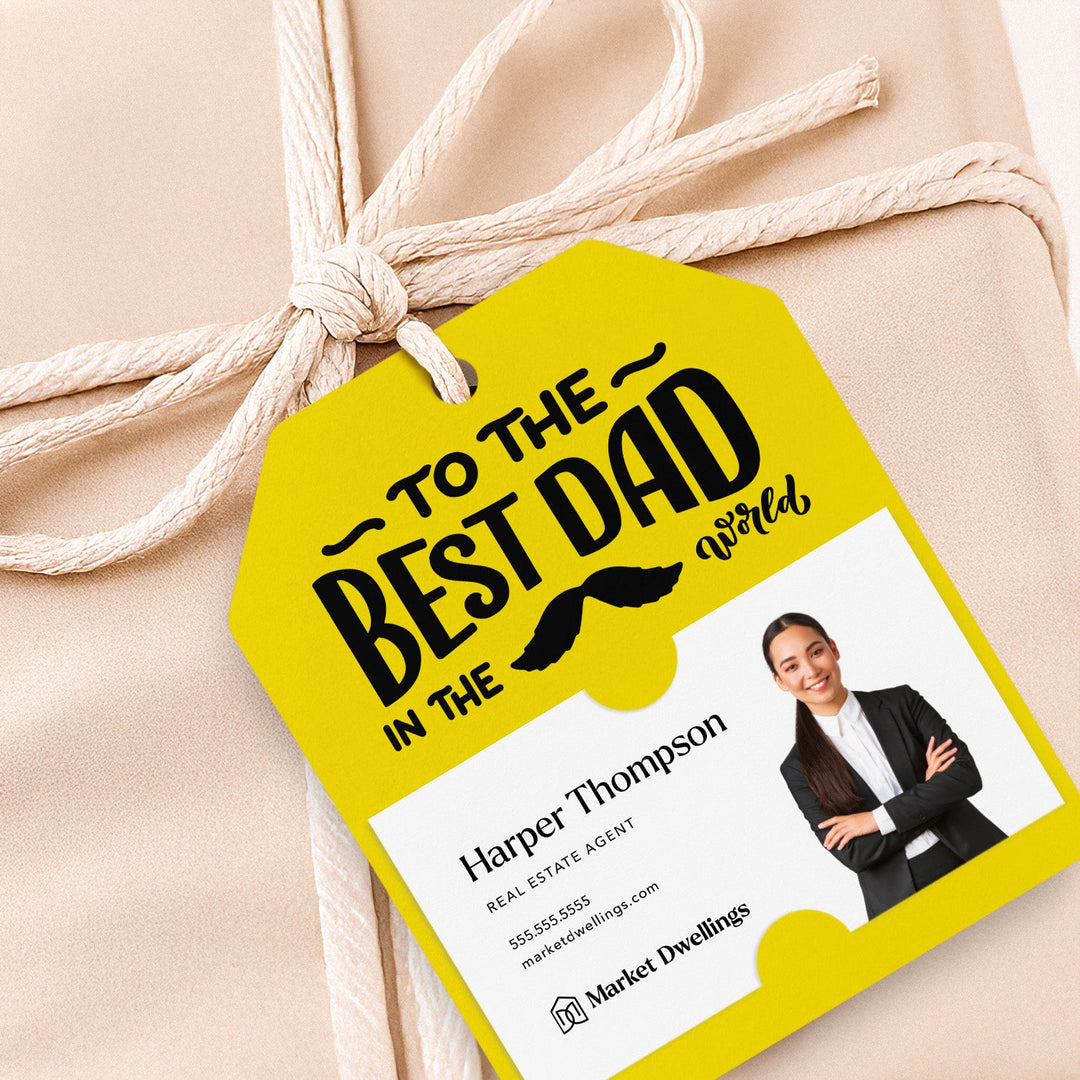 To The Best Dad in the World | Gift Tags Gift Tag Market Dwellings