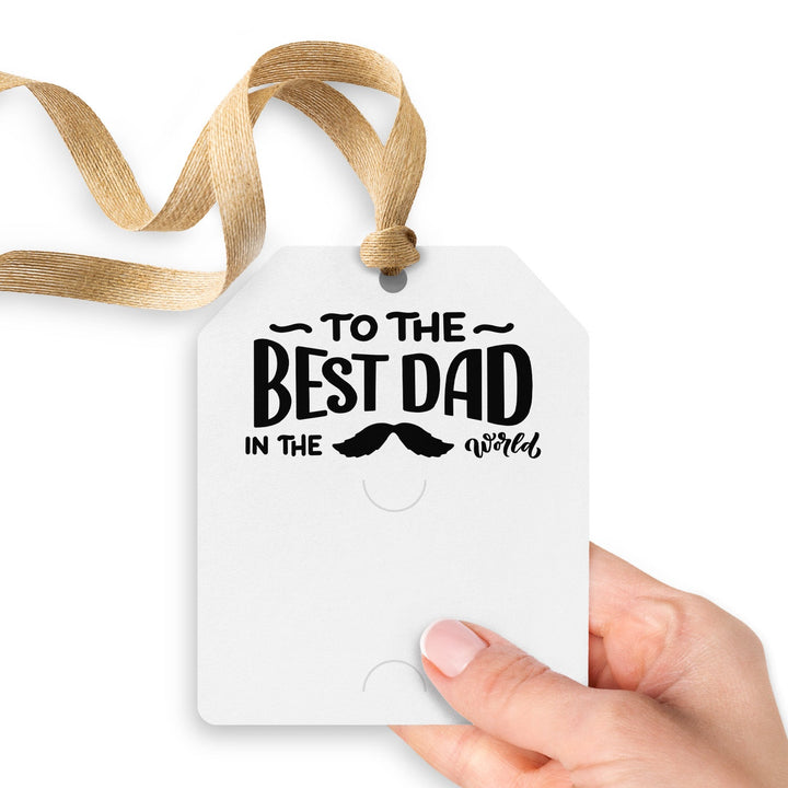 To The Best Dad in the World | Gift Tags Gift Tag Market Dwellings