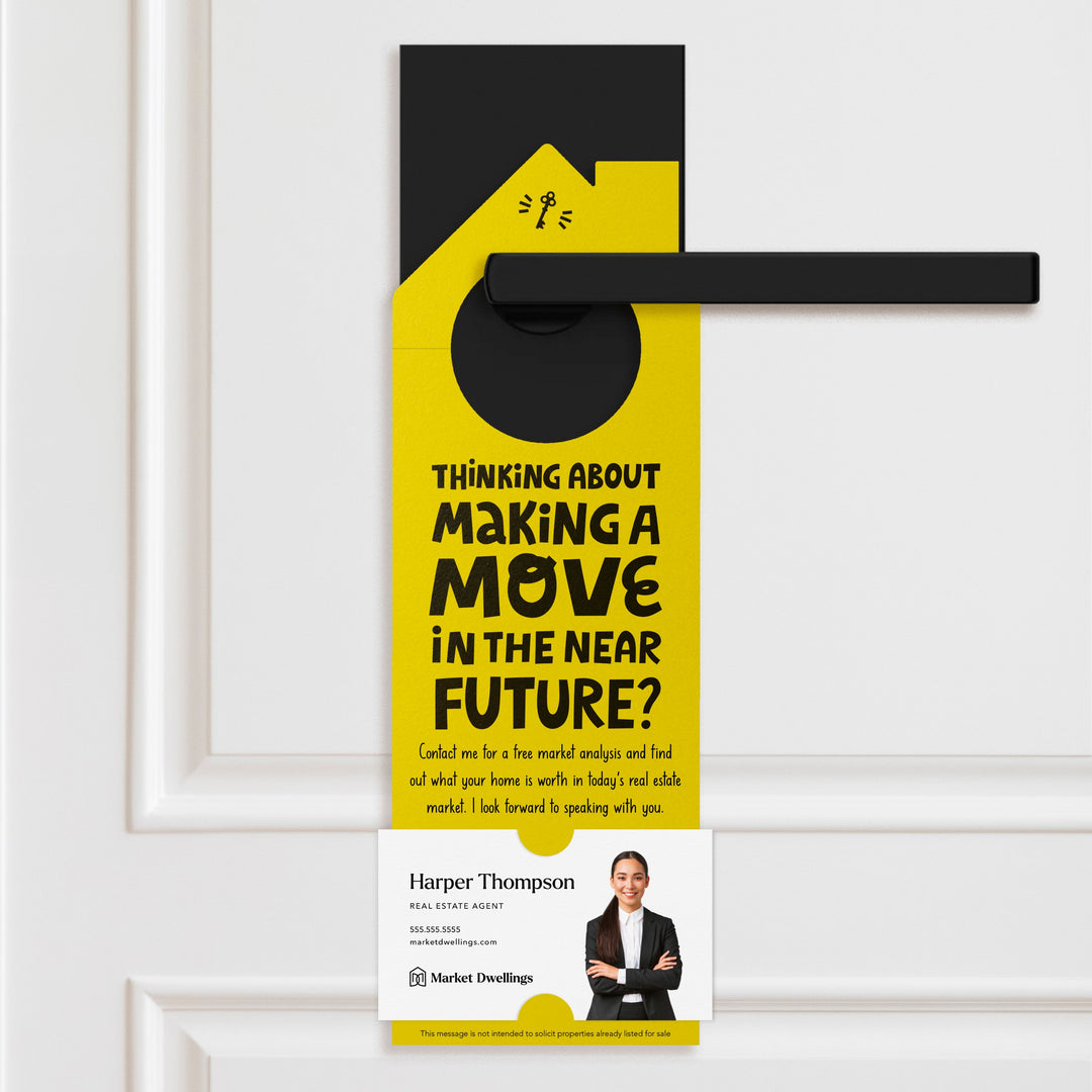 Thinking About Making A Move Door Hangers Door Hanger Market Dwellings LEMON