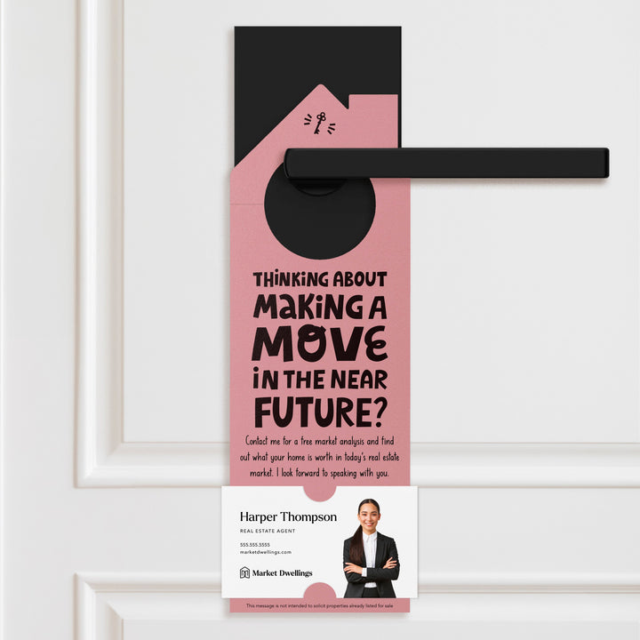 Thinking About Making A Move Door Hangers Door Hanger Market Dwellings LIGHT PINK