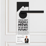 Thinking About Making A Move Door Hangers Door Hanger Market Dwellings WHITE 10