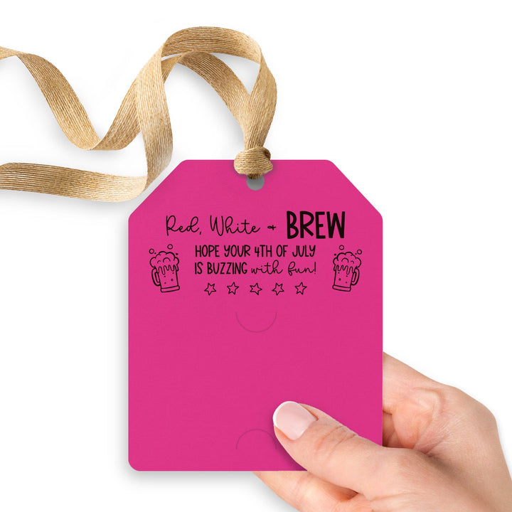 Red, White and Brew | Gift Tags