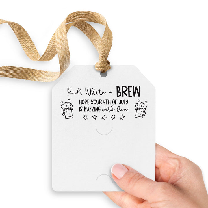 Red, White and Brew | Gift Tags