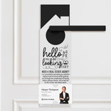 Hello, Is It Me You Are Looking For? Door Hangers Door Hanger Market Dwellings WHITE 10