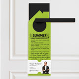 Summer Real Estate Maintenance Checklist Door Hangers Season Door Hanger Market Dwellings