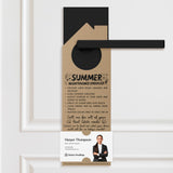 Summer Real Estate Maintenance Checklist Door Hangers Season Door Hanger Market Dwellings