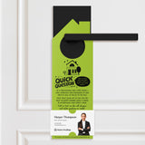Quick Question Real Estate Door Hangers Door Hanger Market Dwellings