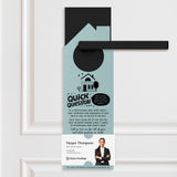 Quick Question Real Estate Door Hangers Door Hanger Market Dwellings LIGHT BLUE 10