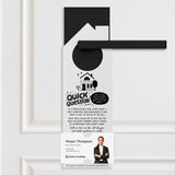 Quick Question Real Estate Door Hangers Door Hanger Market Dwellings WHITE 10