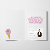 I scream for your referrals! | Greeting Cards with Envelopes Greeting Card Market Dwellings