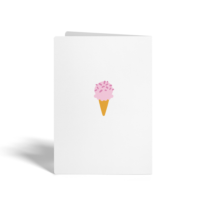 Set of I scream for your referrals! | Greeting Cards | Envelopes Included | 75-GC001-AB-STRAW Greeting Card Market Dwellings