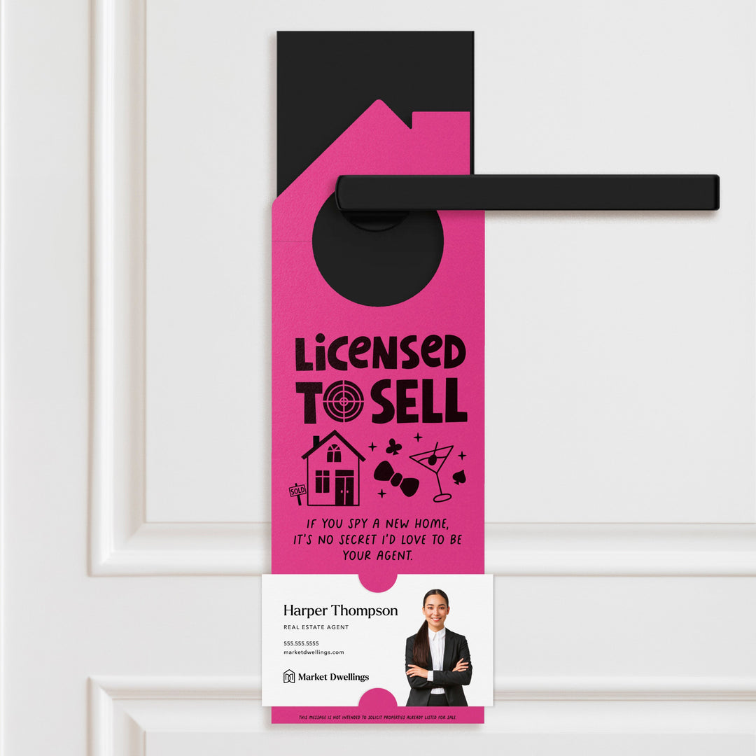 Licensed to Sell Door Hangers Door Hanger Market Dwellings RAZZLE BERRY