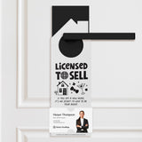 Licensed to Sell Door Hangers Holiday Door Hanger Market Dwellings WHITE 10