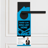 There Is No Base Like Home Door Hangers Season Door Hanger Market Dwellings