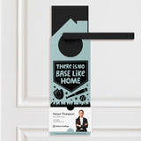 There Is No Base Like Home Door Hangers Season Door Hanger Market Dwellings