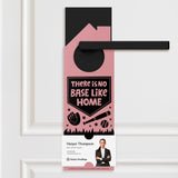 There Is No Base Like Home Door Hangers Season Door Hanger Market Dwellings