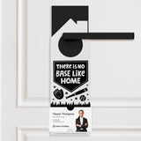 There Is No Base Like Home Door Hangers Season Door Hanger Market Dwellings WHITE 10