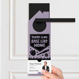 There Is No Base Like Home Door Hangers Season Door Hanger Market Dwellings