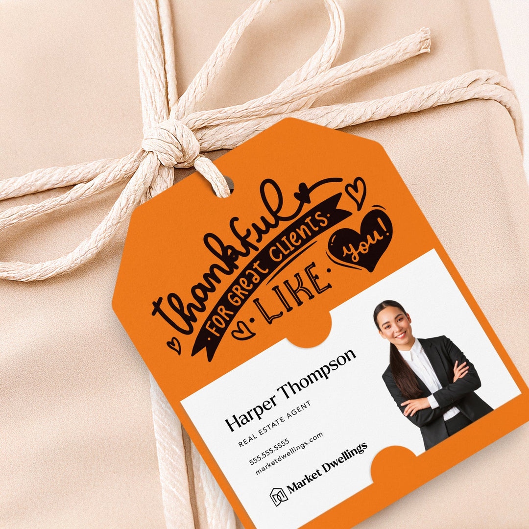 Thankful For Great Clients Like You | Gift Tags Gift Tag Market Dwellings