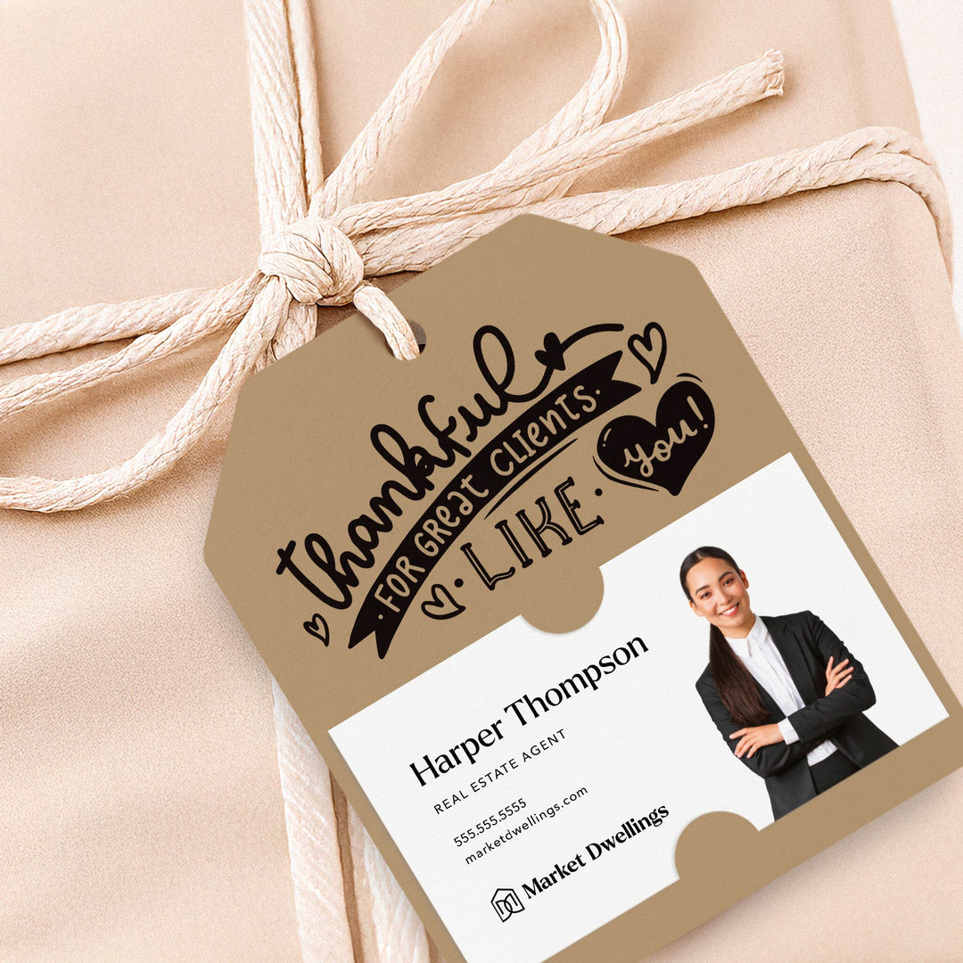 Thankful For Great Clients Like You | Gift Tags