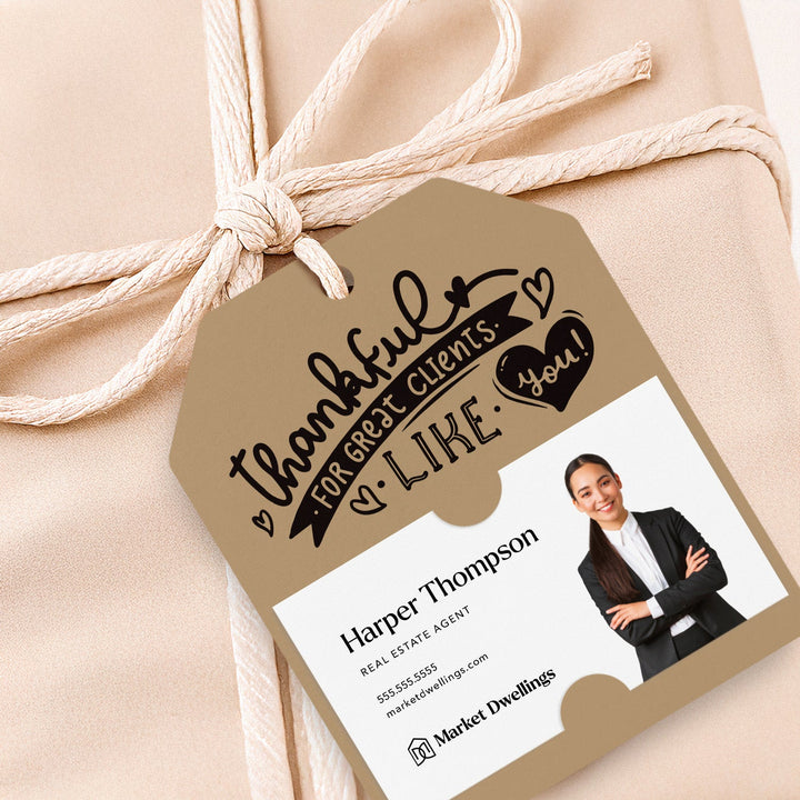 Thankful For Great Clients Like You | Gift Tags