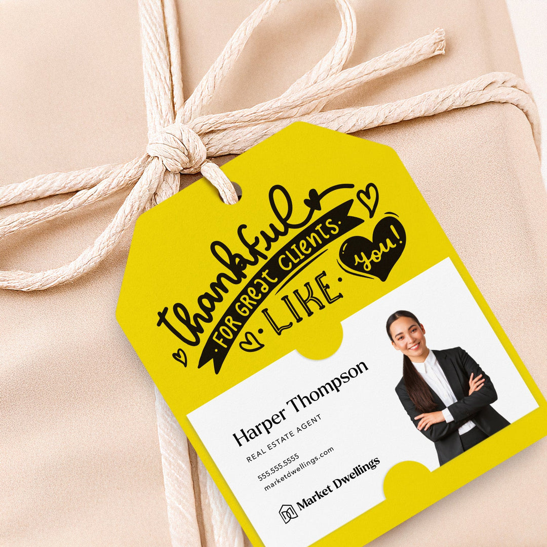 Thankful For Great Clients Like You | Gift Tags