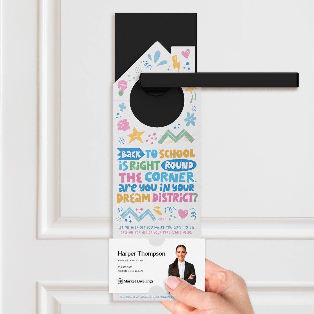 Back To School Door Hangers Door Hanger Market Dwellings