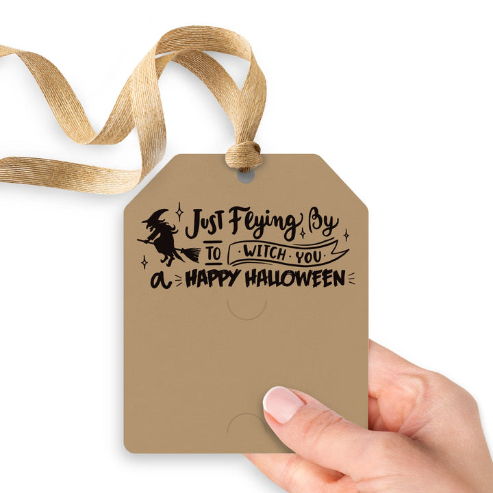 Just Flying By to Witch You a Happy Halloween | Gift Tags