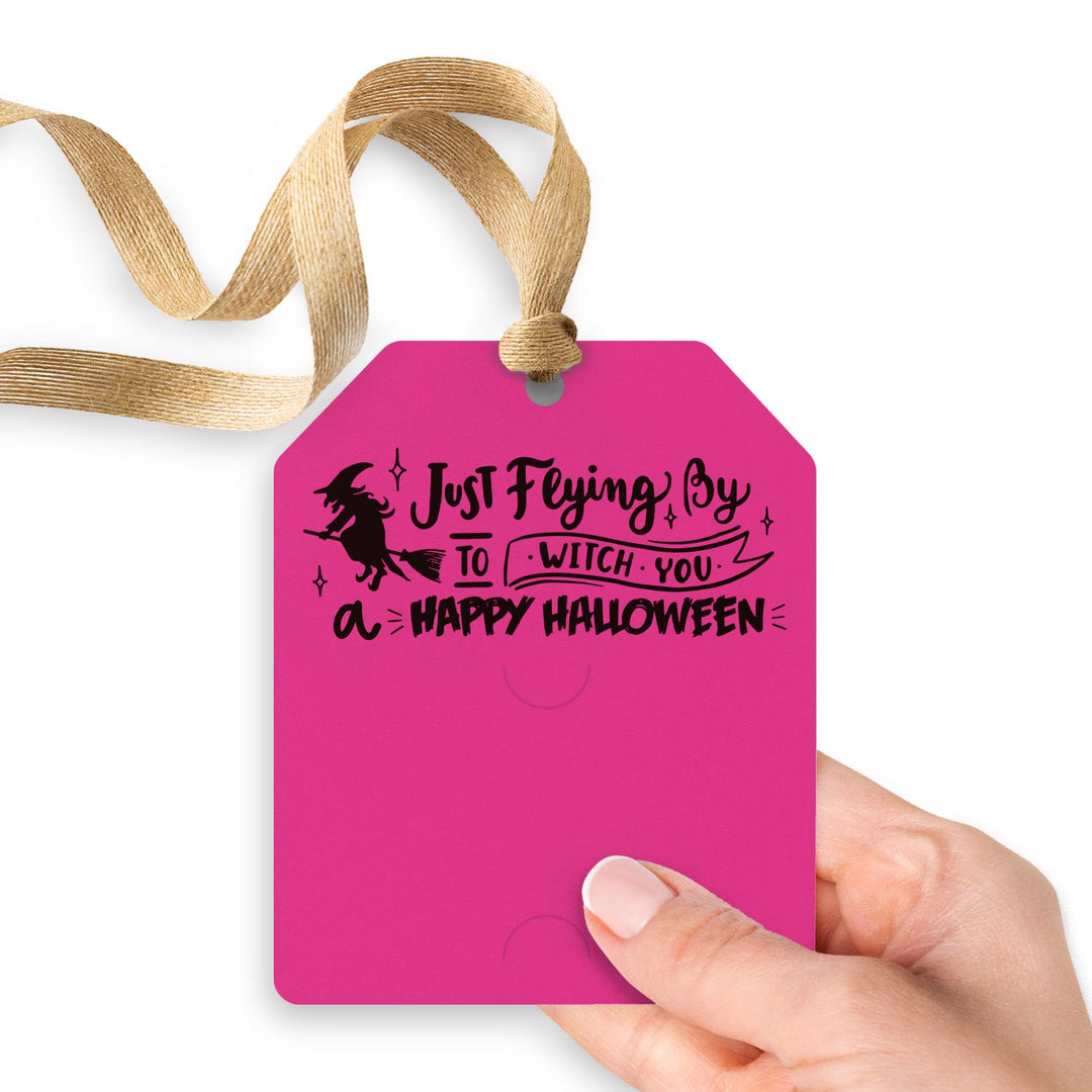 Just Flying By to Witch You a Happy Halloween | Gift Tags Gift Tag Market Dwellings