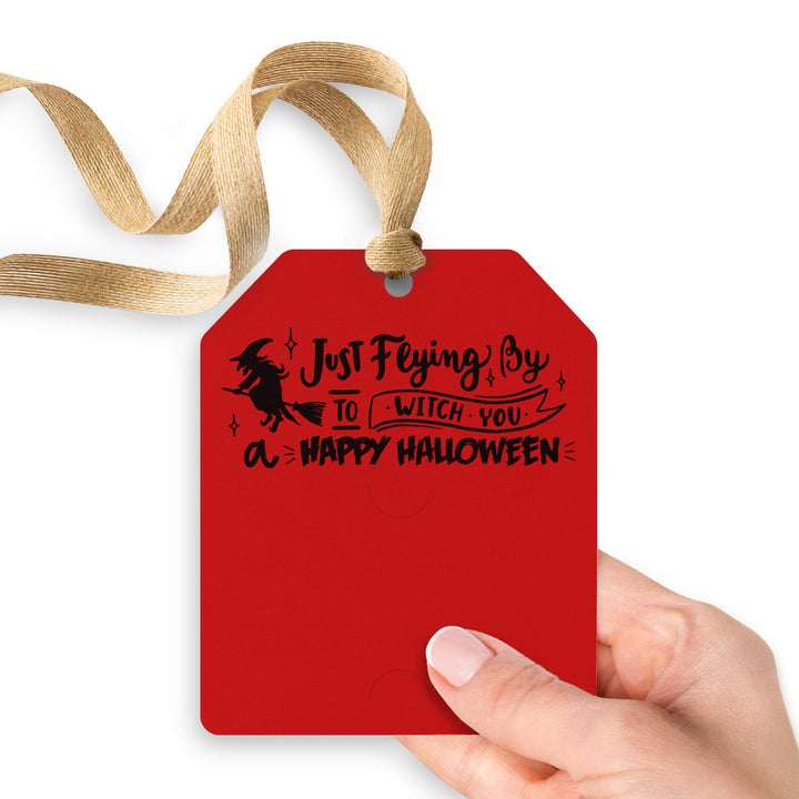 Just Flying By to Witch You a Happy Halloween | Gift Tags Gift Tag Market Dwellings